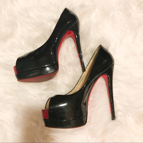 Christian Louboutin Black/red Palais  SOLD - Picture 5 of 7